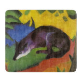 Blue Fox (von Franz Marc) Schneidebrett (Vorderseite)