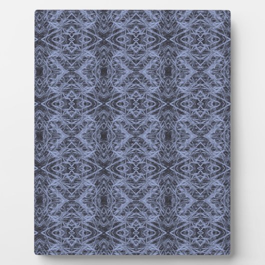 Blue Foxtail Wiederholung Fotoplatte (Vorderseite)