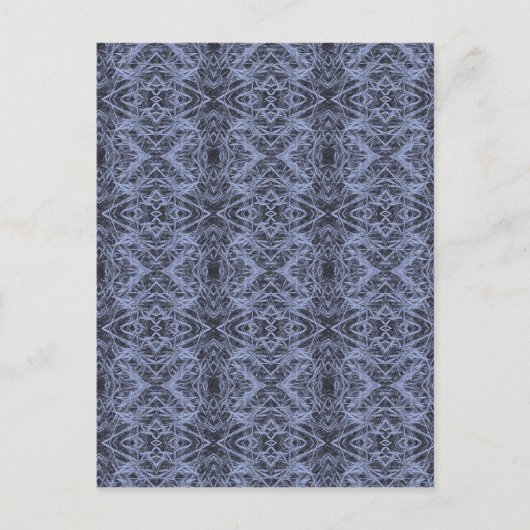 Blue Foxtail Wiederholung Postkarte (Vorderseite)