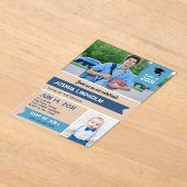 Blue Frack Banners Fotos Graduation Party Acryleinladungen (Ablage )