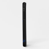 Blue Fraktal Butterfly Case-Mate iPhone Hülle (Hinten/Links)