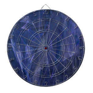 Blue Fraktal Dart Board Dartscheibe