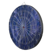Blue Fraktal Dart Board Dartscheibe (Vorderseite rechts)