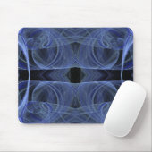 Blue Fraktal Mousepad (Mit Mouse)
