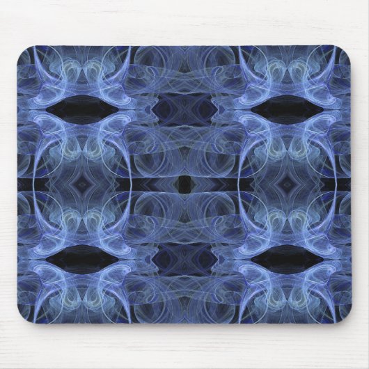 Blue Fraktal Mousepad (Vorne)