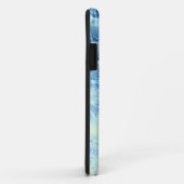 Blue Fraktal Vortex Case-Mate iPhone Hülle (Hinten/Rechts)