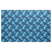 Blue Fraktal Waves Stoff (Fat Quarter (45,7 x 55,9 cm))