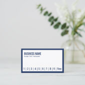 Blue Frame Lounge Bar Loyalty Punch Treuekarte (Stehend Vorderseite)