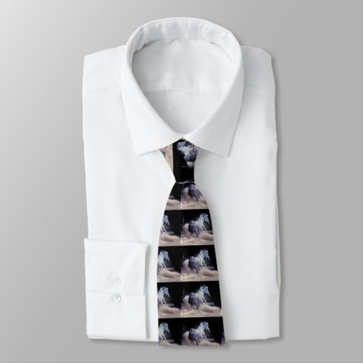 Blue Free Horrit Motivierend Neck Tie Krawatte (Gebunden)