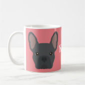 Blue French Bulldog Tasse (Links)