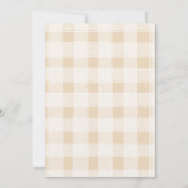 Blue French Café Brautparty Einladung (Rückseite)