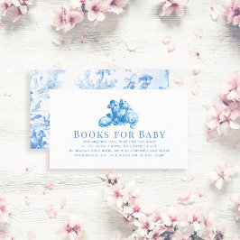 Blue French Country Farm Animal Books for Baby Begleitkarte