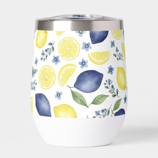 Blue French Country Lemon Pattern (Vorderseite)