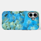 Blue French Hydrangea Floral Case-Mate iPhone Hülle (Rückseite (Horizontal))