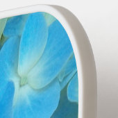 Blue French Hydrangea Floral Pickleball Schläger (Linke Seite)