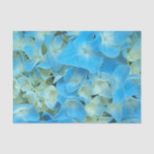 Blue French Hydrangea Floral Seidenpapier (Vorderseite)
