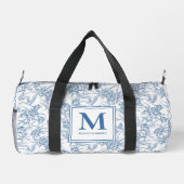 Blue French Toile Monogram Duffle Bag (Rückseite)