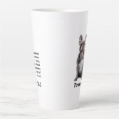 Blue Frenchie Vater Milchtasse (Vorderseite)