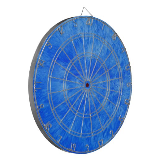Blue Frenzy Dart Board Dartscheibe (Vorderseite Links)