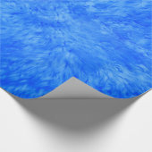 Blue Frenzy Wrapping Paper Geschenkpapier (Ecke)