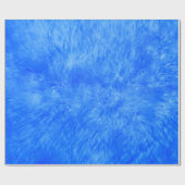 Blue Frenzy Wrapping Paper Geschenkpapier (Flach)