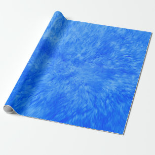 Blue Frenzy Wrapping Paper Geschenkpapier