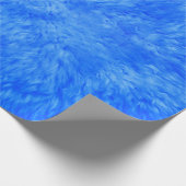 Blue Frenzy Wrapping Paper Geschenkpapier (Ecke)