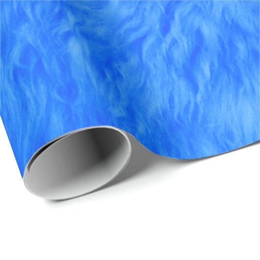 Blue Frenzy Wrapping Paper Geschenkpapier (Rolleneckpunkt)