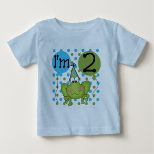 Blue Frog 2. Geburtstagsgeschenke und Geschenke Baby T-shirt