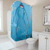 Blue Frog Wild Animal Lover Perfekte Geschenkideen Duschvorhang (Beispiel)