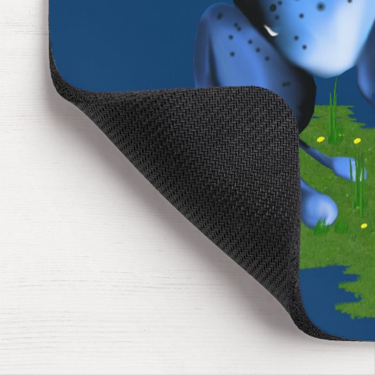 *Blue Frosch Mousepad (Ecke)