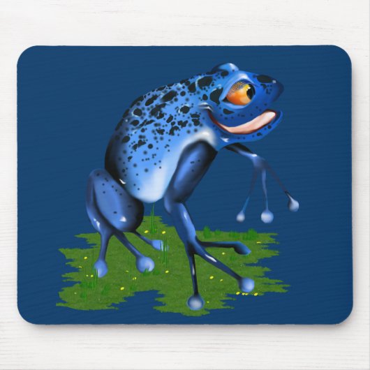 *Blue Frosch Mousepad (Vorne)