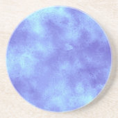Blue Frost Cloud-Effekt Sandstone-Untersetzer Getränkeuntersetzer (Vorne)
