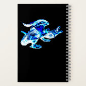 Blue Frost Dragon Notizblock (Rückseite)