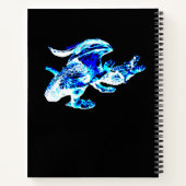 Blue Frost Dragon Notizblock (Rückseite)