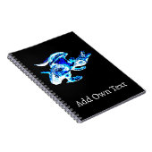 Blue Frost Dragon Notizblock (Rechte Seite)