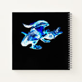 Blue Frost Dragon Notizblock (Rückseite)
