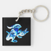 Blue Frost Dragon Schlüsselanhänger (Rückseite)
