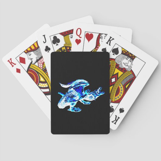 Blue Frost Dragon Spielkarten (Rückseite)