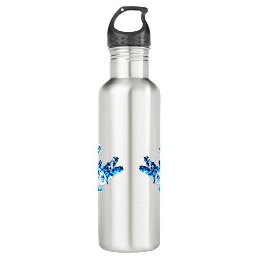 Blue Frost Dragon Tasse Edelstahlflasche (Vorderseite)