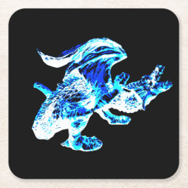 Blue Frost Dragon Untersetzer