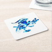 Blue Frost Dragon Untersetzer (angewinkelt)