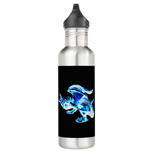Blue Frost Dragon Water Flasche Edelstahlflasche (Rechts)