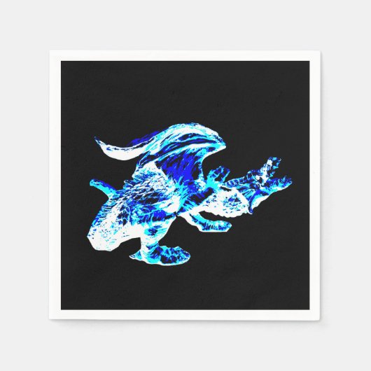 Blue Frost Dragon x 50 Serviette (Vorderseite)