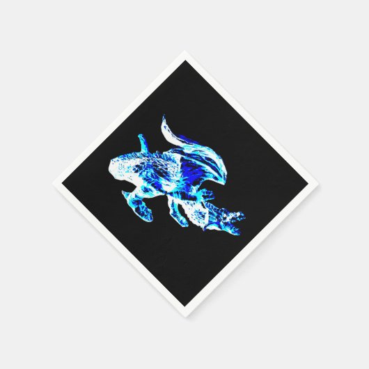 Blue Frost Dragon x 50 Serviette (Ecke)