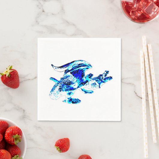 Blue Frost Dragon x 50 Serviette (Beispiel)