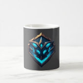 Blue Frost Rune Emblem Kaffeetasse (Mittel)