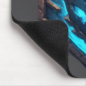 Blue Frost Rune Emblem Mousepad (Ecke)