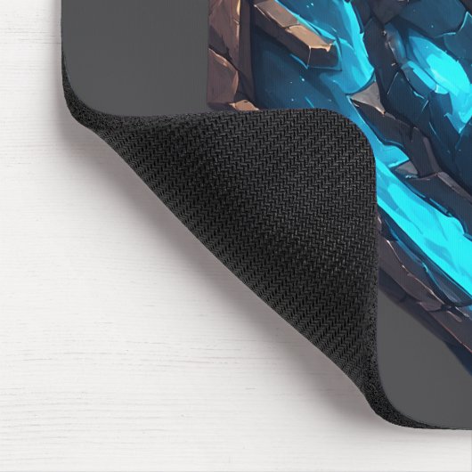Blue Frost Rune Emblem Mousepad (Ecke)