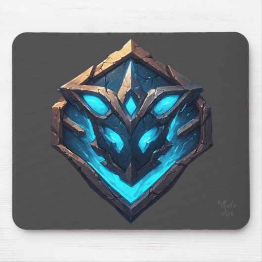 Blue Frost Rune Emblem Mousepad (Vorne)